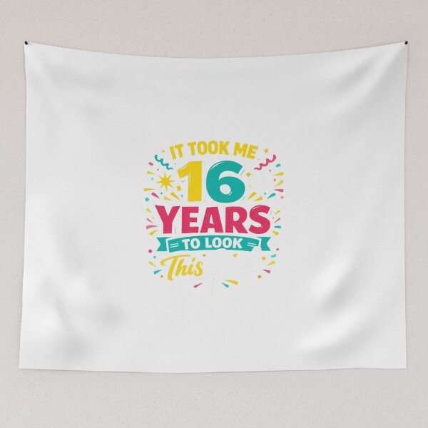 Item preview, It Took Me 16 Years to Look This Good | Funny 10th Birthday T-Shirt designed and sold by rushaib.
