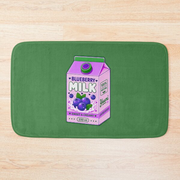 Item preview, Kawaii Blueberry Milk Carton | Cute Purple & Pink Drink Aesthetic designed and sold by Aimetoi.