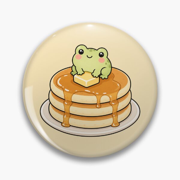 Item preview, Cute Frog On Pancake Stack designed and sold by MonkiFlipp.