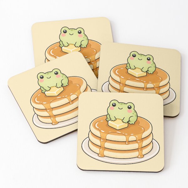 Item preview, Cute Frog On Pancake Stack designed and sold by MonkiFlipp.