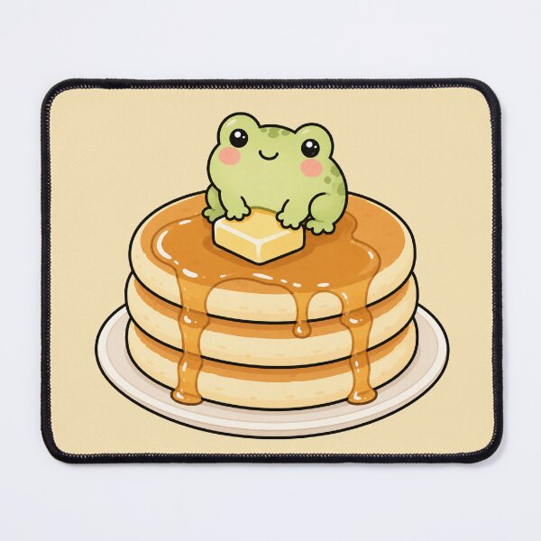 Item preview, Cute Frog On Pancake Stack designed and sold by MonkiFlipp.