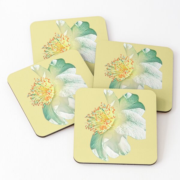 Item preview, Impressionist White Camellia Flower Digital Painting Art designed and sold by BalkanBloom.