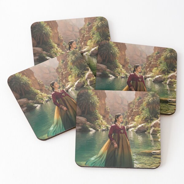 Item preview, Wadi Shab Oasis: Ruby Crimson and Emerald Waters in Oman designed and sold by SOOstudio73.