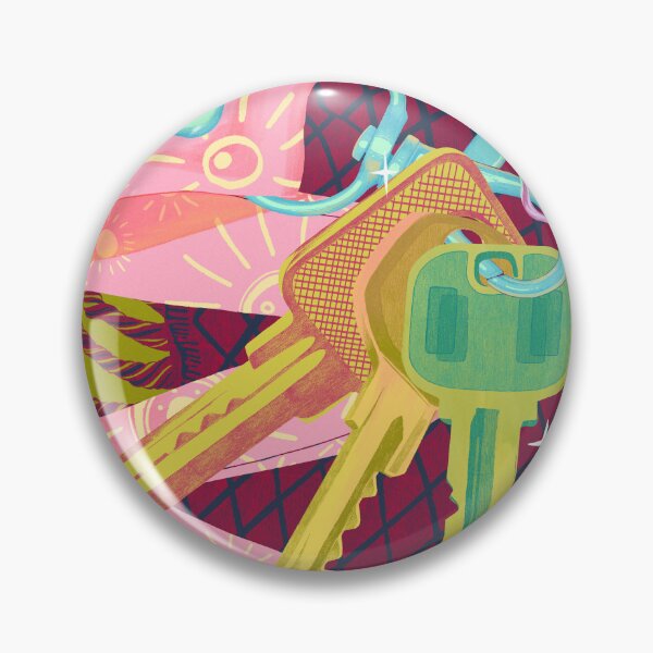 Item preview, Retro Y2K Keychain Illustration designed and sold by Rizki12-.