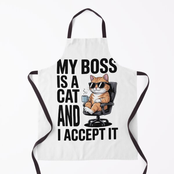 Item preview, Cat Boss - Office Humor designed and sold by BobaTeeStore.