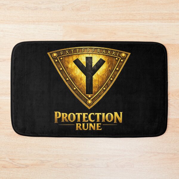 Item preview, Protection Rune – Golden Shield of Strength designed and sold by Warrior’s Path.