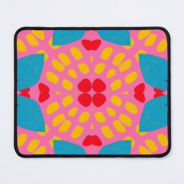 Item preview, Turquoise and Pink Flower Pattern designed and sold by Ellie&CharChar&Evy.