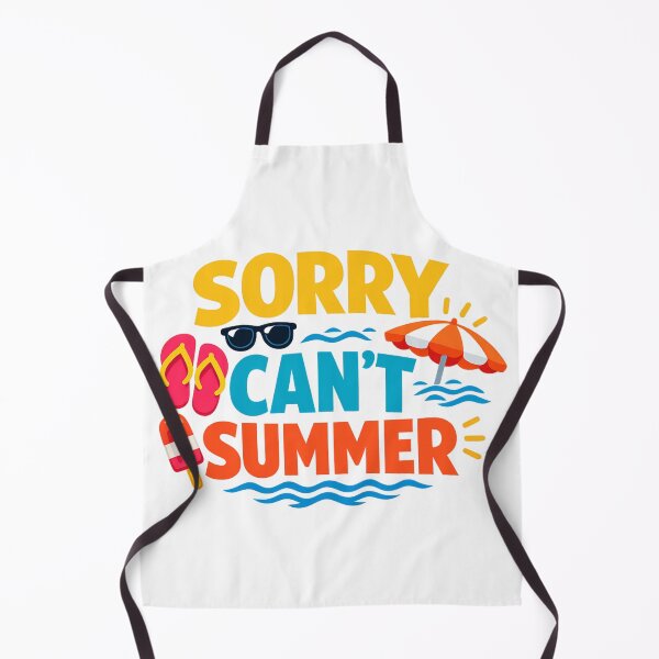 Item preview, Sorry Can’t Summer – Bold Minimalist Beach Typography T-Shirt designed and sold by UrbanStatic.