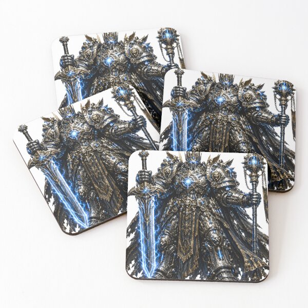 Item preview, Steel Titan Emperor – Mechanical Cyber Emperor | Futuristic Mecha King designed and sold by SteelCoat Studio.