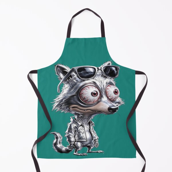 Item preview, Punk Wolf - Mascot with Bloodshot Eyes & Sunglasses designed and sold by RAYBIL.