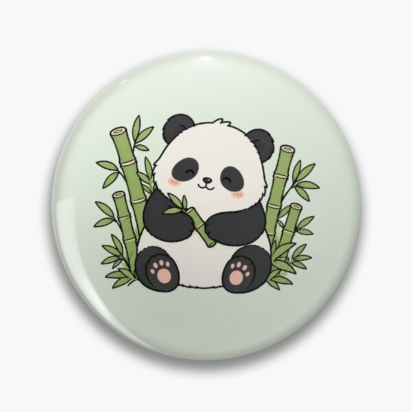 Item preview, Cute Panda With Bamboo designed and sold by MonkiFlipp.