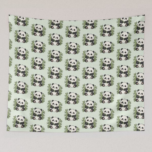 Item preview, Cute Panda With Bamboo designed and sold by MonkiFlipp.