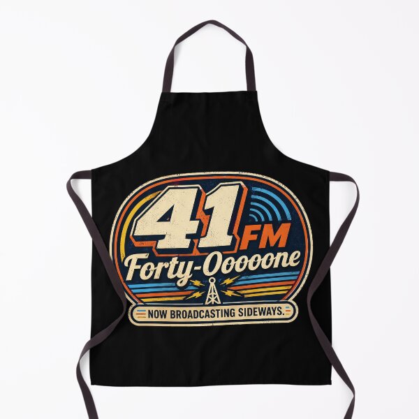 Item preview, 41 (forty-ooooone) SIDEWAYS SOCIETY COLLECTION - DJ COLLECTION - Forty-Ooooone FM Retro radio station logo - Now Broadcasting Sideways designed and sold by WheelieGdArt.