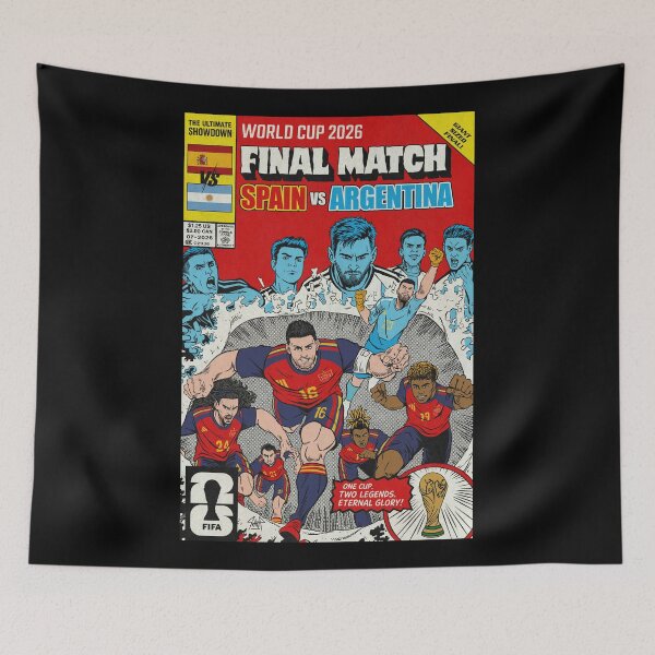 Item preview, Final Match SPAIN vs ARGENTINA Comics designed and sold by svthyp.