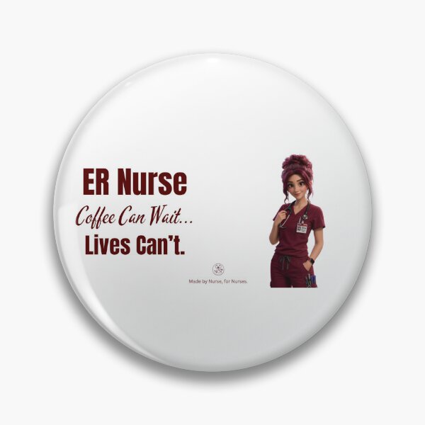 Item preview, Olivia ER Nurse Coffee Mug - Lives Can't Wait Quote Design designed and sold by Nurse Craft Studio.