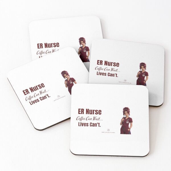 Item preview, Olivia ER Nurse Coffee Mug - Lives Can't Wait Quote Design designed and sold by Nurse Craft Studio.