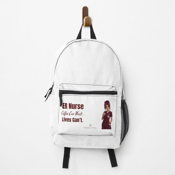 Item preview, Olivia ER Nurse Coffee Mug - Lives Can't Wait Quote Design designed and sold by Nurse Craft Studio.