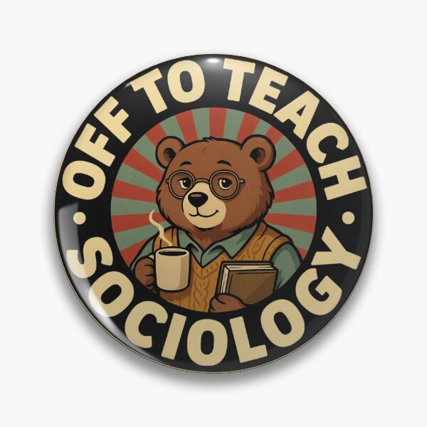Item preview, Off To Teach Sociology - Retro Teacher designed and sold by ViralVector.