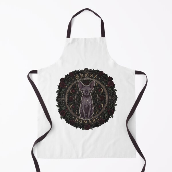 Item preview, Introvert Sphynx Cat Gross Humans Gothic Wreath designed and sold by Arc2020.