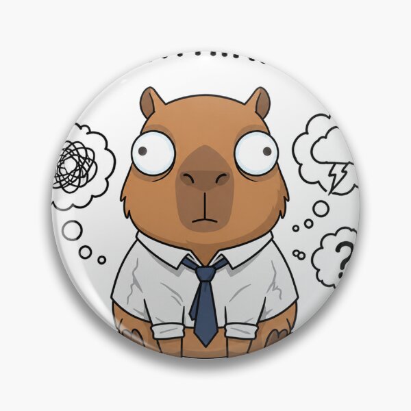 Item preview, Stressed Office Capybara Meme Art designed and sold by corporate Capybara.
