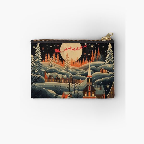 Item preview, Magical Christmas Village With Santa And His Sleigh designed and sold by GaffaDesigns.