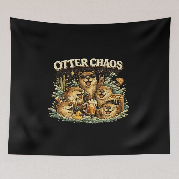 Item preview, Otter Chaos designed and sold by RetroPlus.