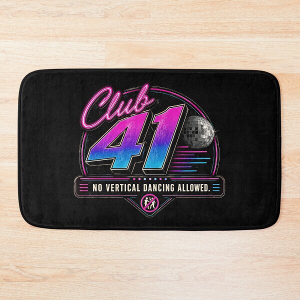 Item preview, 41 (forty-ooooone) SIDEWAYS SOCIETY COLLECTION - DJ COLLECTION - Club 41 Nightclub logo - No Vertical Dancing Allowed v1 designed and sold by WheelieGdArt.