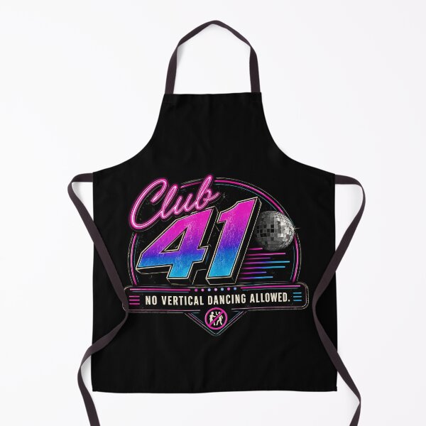 Item preview, 41 (forty-ooooone) SIDEWAYS SOCIETY COLLECTION - DJ COLLECTION - Club 41 Nightclub logo - No Vertical Dancing Allowed v1 designed and sold by WheelieGdArt.