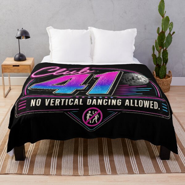 Item preview, 41 (forty-ooooone) SIDEWAYS SOCIETY COLLECTION - DJ COLLECTION - Club 41 Nightclub logo - No Vertical Dancing Allowed v1 designed and sold by WheelieGdArt.