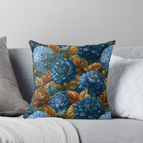 Item preview, Elegant Dahlias Floral  - Birth Flower Pattern  - Moms Day Gifts designed and sold by RoyalStarsPatts.