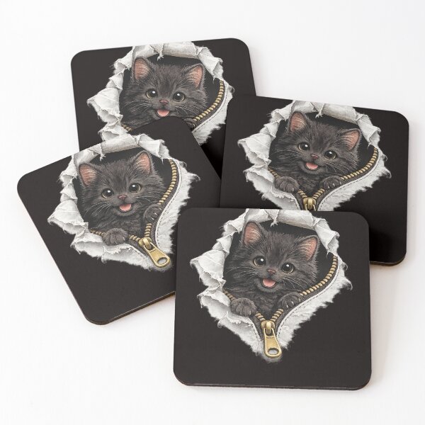 Item preview, Black Cat | Cute Halloween & Cat Lover Typography Design designed and sold by VasiArtLab.