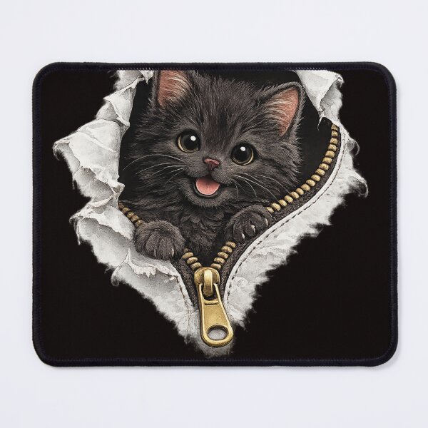 Item preview, Black Cat | Cute Halloween & Cat Lover Typography Design designed and sold by VasiArtLab.