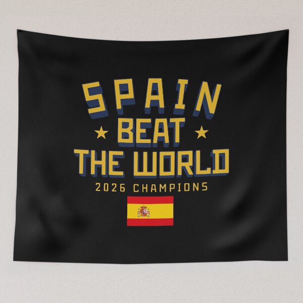 Item preview, Spain - Spain Beat The World 2026 Champions - Argentina - World Cup 2026 designed and sold by cozygamerstore.