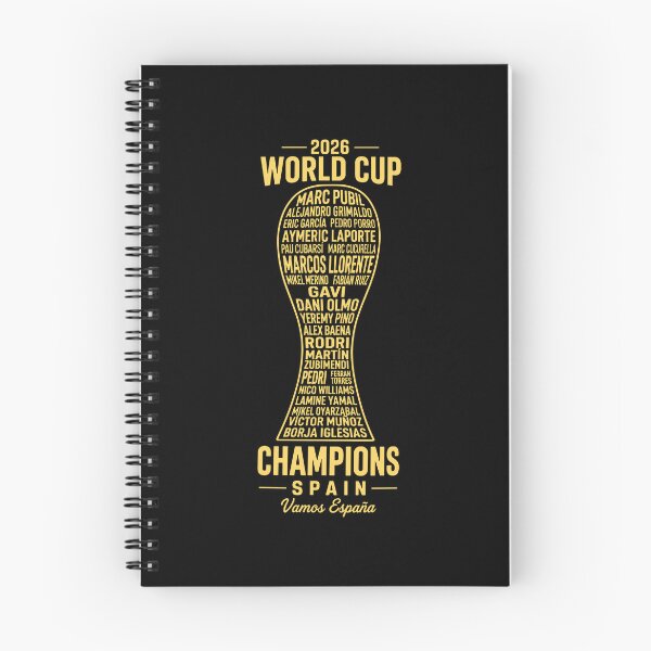 Item preview, Spain - 2026 World Cup - Champions - Vamos España - Lamine Yamal - Rodri - Pedri - Gavi designed and sold by cozygamerstore.