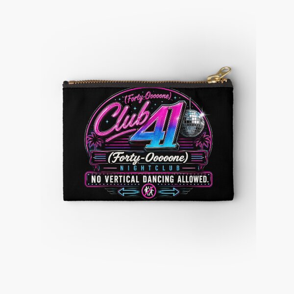 Item preview, 41 (forty-ooooone) SIDEWAYS SOCIETY COLLECTION - DJ COLLECTION - Club 41 Nightclub logo - No Vertical Dancing Allowed v2 designed and sold by WheelieGdArt.
