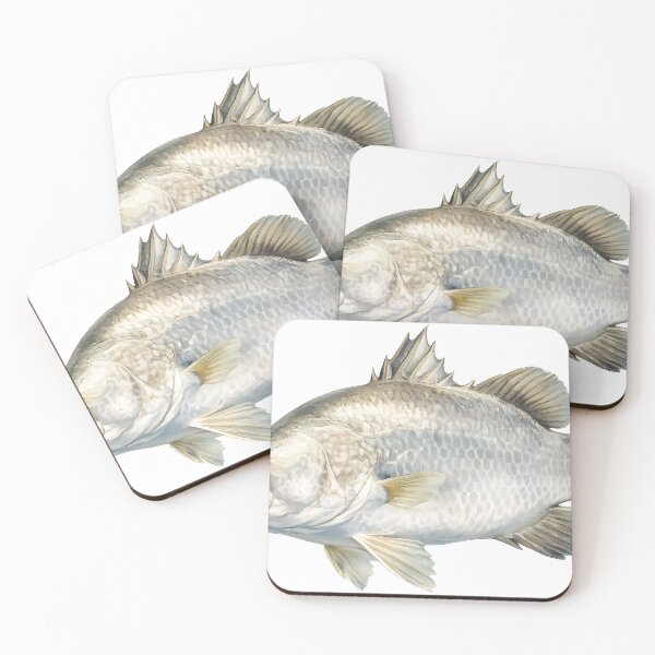 Item preview, Barramundi — Painted Portrait of an Iconic Native Fish designed and sold by Jaruart.