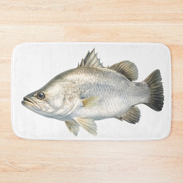 Item preview, Barramundi — Painted Portrait of an Iconic Native Fish designed and sold by Jaruart.