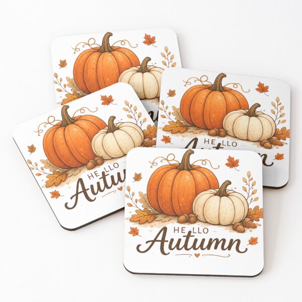 Item preview, Hello Autumn Pumpkin Fall Harvest designed and sold by Moonya26.
