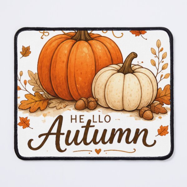 Item preview, Hello Autumn Pumpkin Fall Harvest designed and sold by Moonya26.