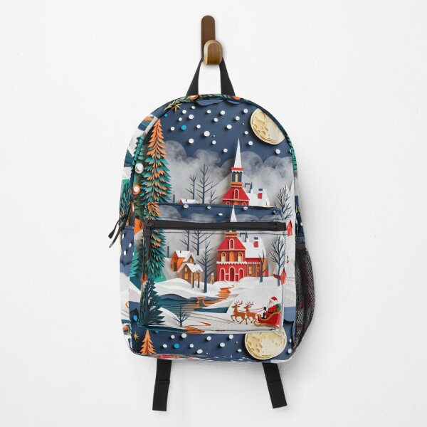 Item preview, Magical Christmas Village With Santa And His Sleigh designed and sold by GaffaDesigns.