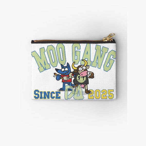Item preview, Moo Gang Vintage Varsity Mascot Funny Cow Blue Wolf Artist Athletic College Streetwear Graphic designed and sold by DesignArtist.ia.