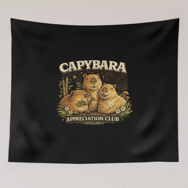 Item preview, Capybara Appreciation Club designed and sold by RetroPlus.