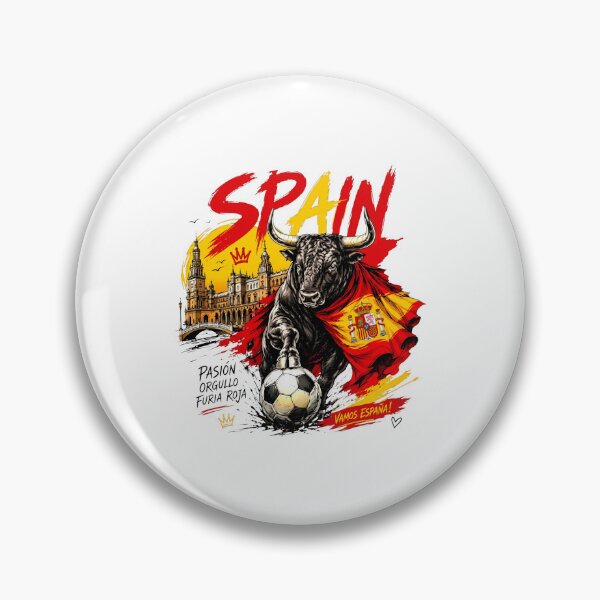 Item preview, Spain - World Cup 2026 - Furia Roja - Pasión Orgullo Furia Roja - Vamos España! - Plaza De España designed and sold by cozygamerstore.
