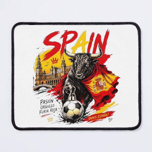 Item preview, Spain - World Cup 2026 - Furia Roja - Pasión Orgullo Furia Roja - Vamos España! - Plaza De España designed and sold by cozygamerstore.