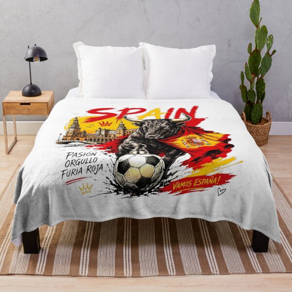 Item preview, Spain - World Cup 2026 - Furia Roja - Pasión Orgullo Furia Roja - Vamos España! - Plaza De España designed and sold by cozygamerstore.