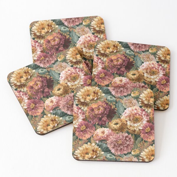 Item preview, Stunning Dahlias Flower - Tropical Flower Pattern  - Mother'S Day Gift Ideas designed and sold by RoyalStarsPatts.