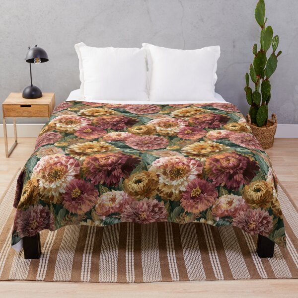 Item preview, Stunning Dahlias Flower - Tropical Flower Pattern - Mother'S Day Gift Ideas designed and sold by RoyalStarsPatts.