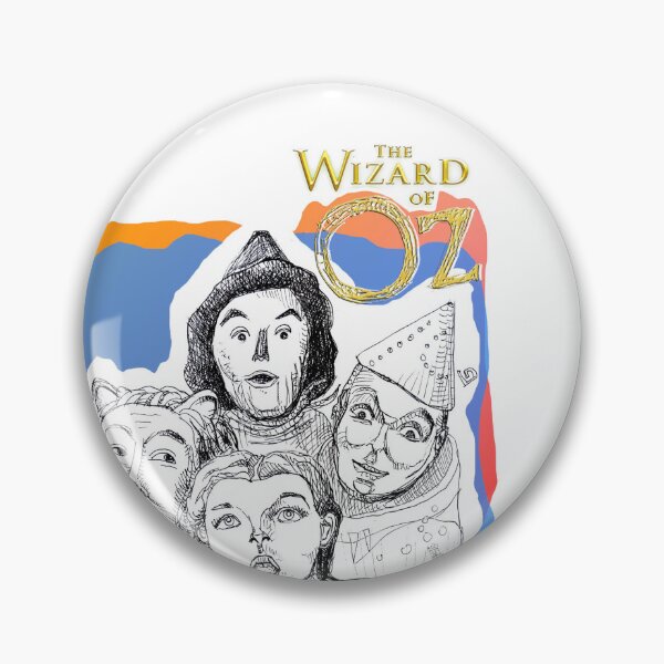 Item preview, Lucky Birthday From Wizard of OZ Characters (Ink Drawing by ACCI) designed and sold by VanyssaGraphics.