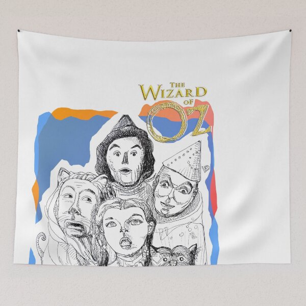 Item preview, Lucky Birthday From Wizard of OZ Characters (Ink Drawing by ACCI) designed and sold by VanyssaGraphics.