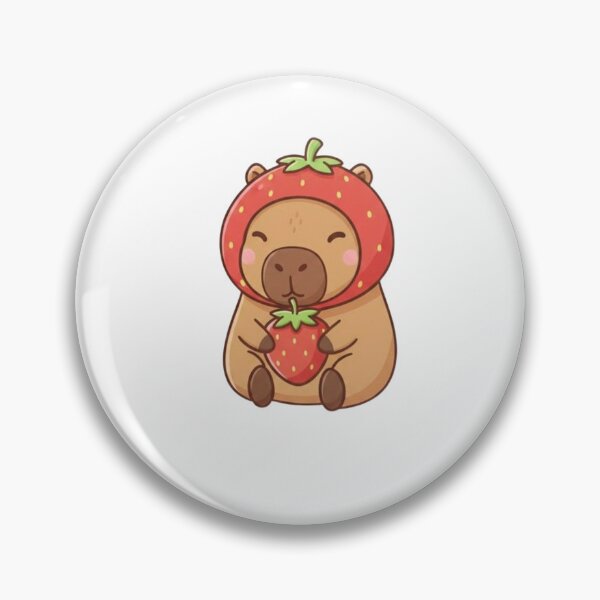 Item preview, The Strawberry Capybara designed and sold by Studio-Indiva.